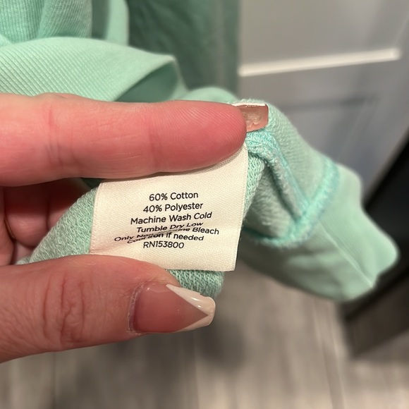 Ivory Ella Teal thin sweatshirt size Large - Picture 6 of 6